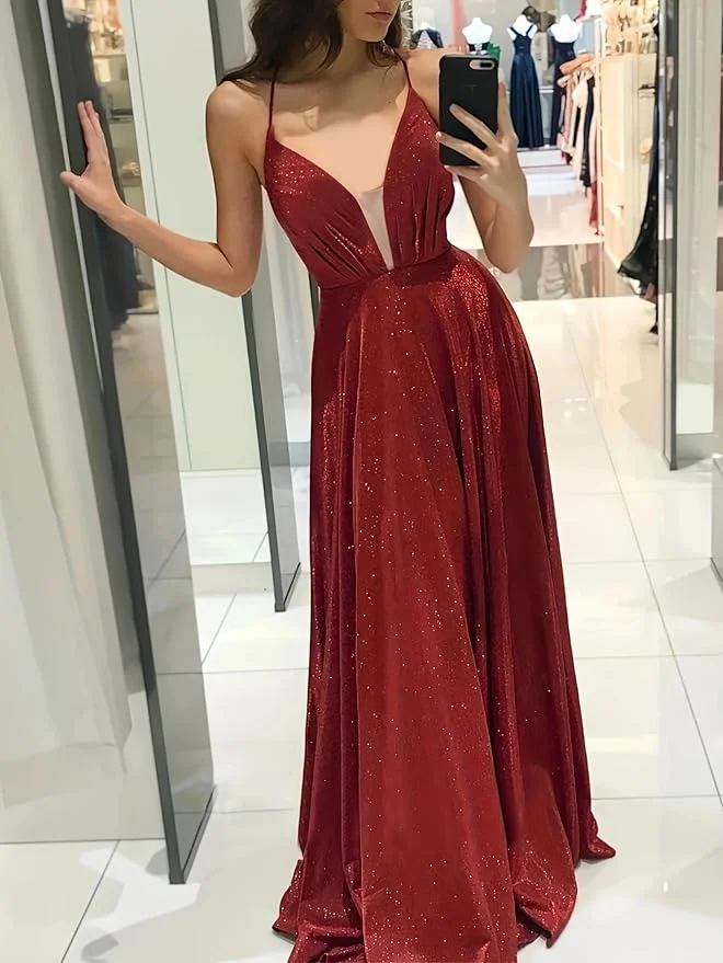 Bold modern red gown for pre-wedding