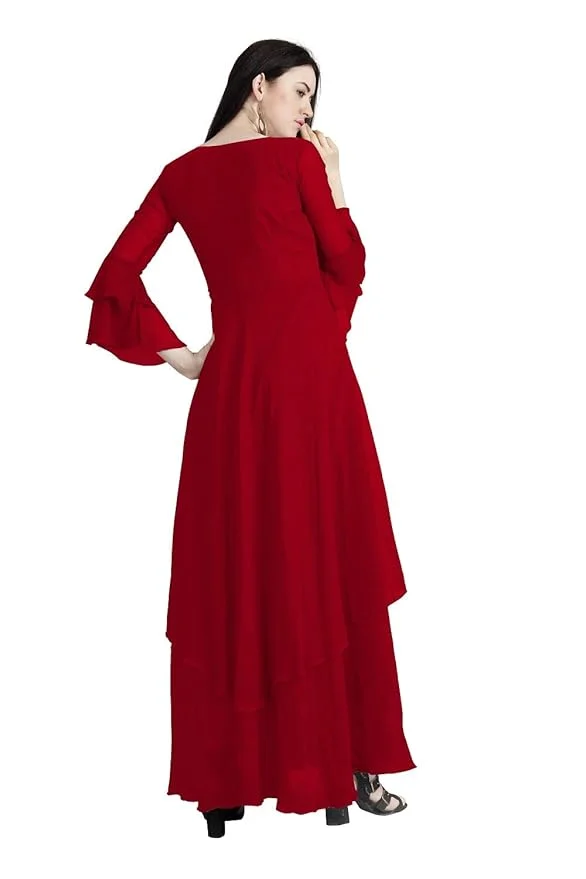 Classic Red Gown for Pre-wedding