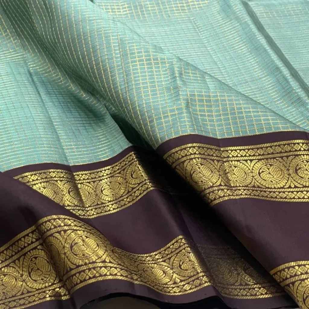 Pattu Sarees with Geometric Designs